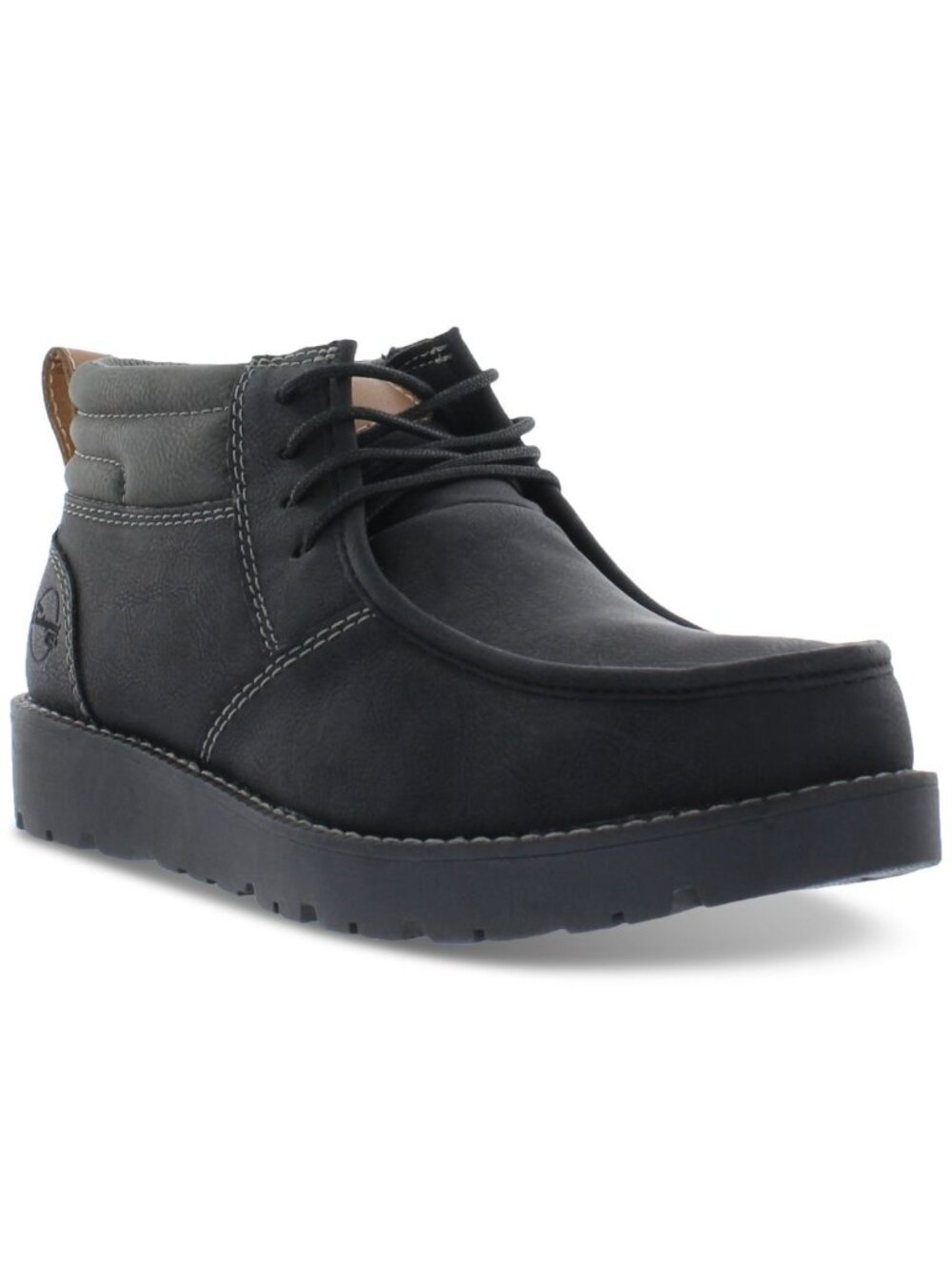 WEATHERPROOF VINTAGE Mens Round Toe Lace-up Chukka Boots Black Size 8M NWB